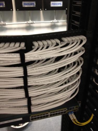 <strong>Andover, MA -</strong> CAT6, fiber optic and soundmasking installation
