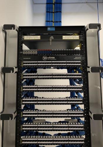 <strong>Andover, MA -</strong> CAT6, fiber optic and soundmasking installation